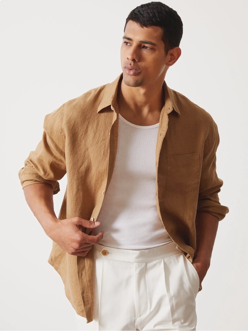 NWT Todd Snyder Linen Button Down